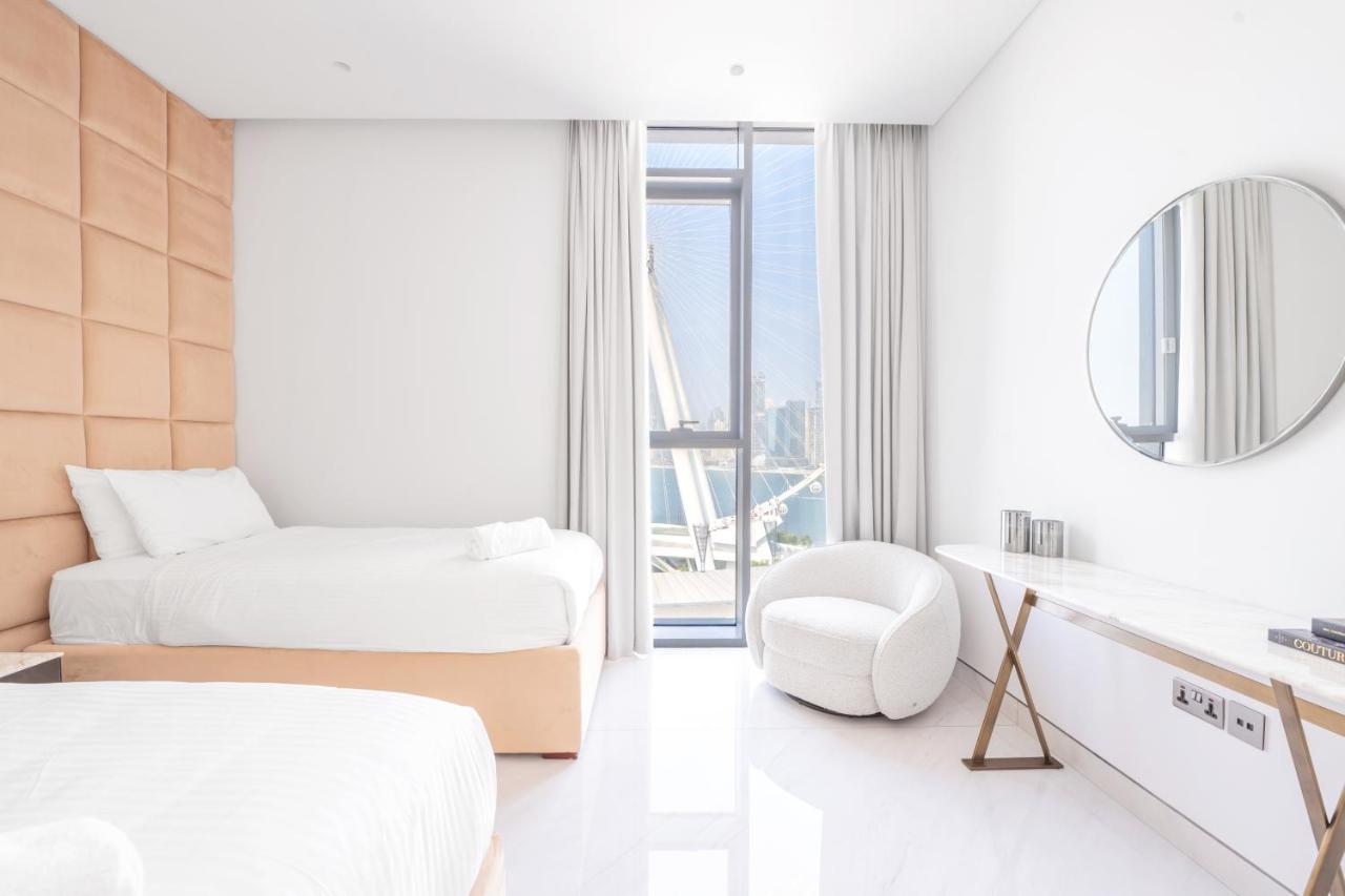 Spectacular 3 Bedroom Condo With Maids Room Facing The Dubai Eye Exterior foto