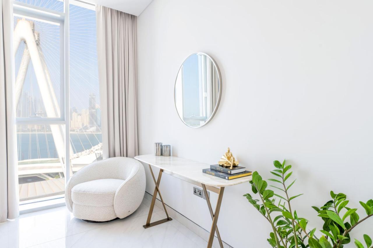 Spectacular 3 Bedroom Condo With Maids Room Facing The Dubai Eye Exterior foto